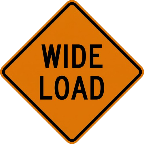 Charge large road sign